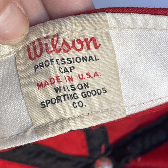 Vintage Wilson Size 7 USC SC 1940s Fitted Hat Cap Baseball Player #25 USA Made - Picture 5 of 11